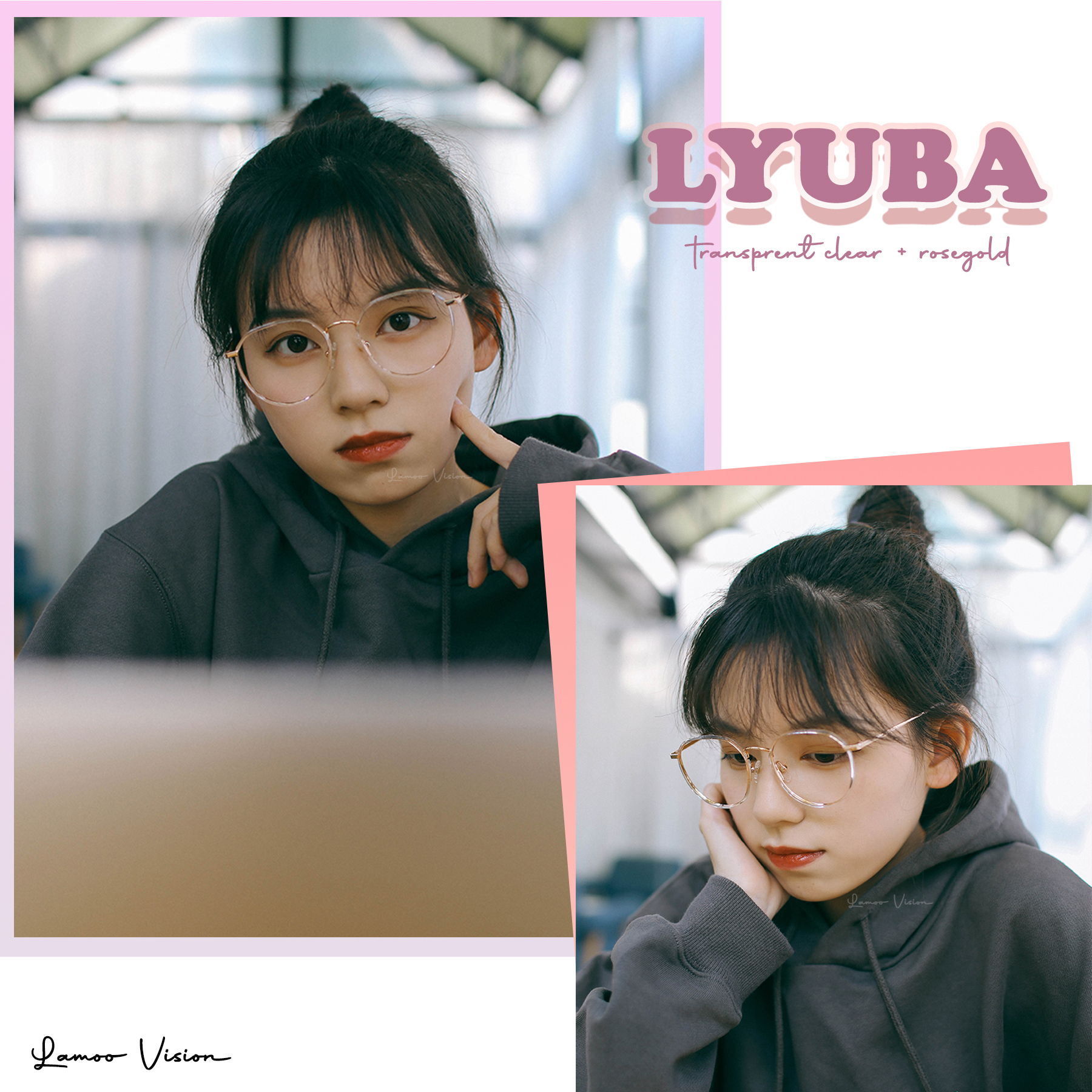 Lyuba - clear rosegold