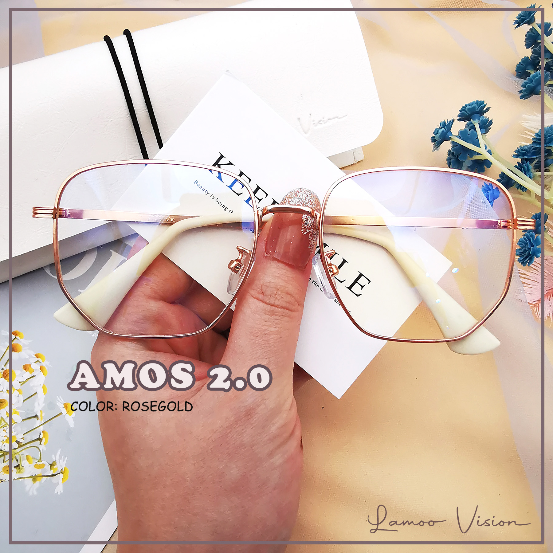 Amos 2.0 - rosegold